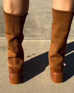 Bella Tre "Skylar" Boots- Brown