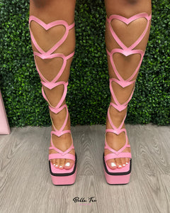 Bella Tre “Heartbreaker” Heels- Pink