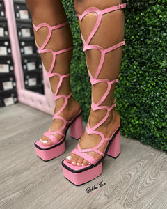 Bella Tre “Heartbreaker” Heels- Pink